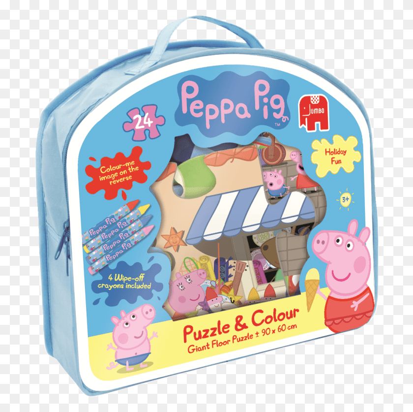 700x777 Peppa Jumbo Peppa Pig Puzzle, Bag, Figurine, First Aid HD PNG Download