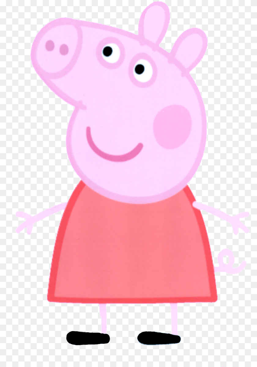 808x1198 Peppa Peppa Pig Pink 3rd Happy Birthday Balloon Bouquet, Cartoon Sticker PNG