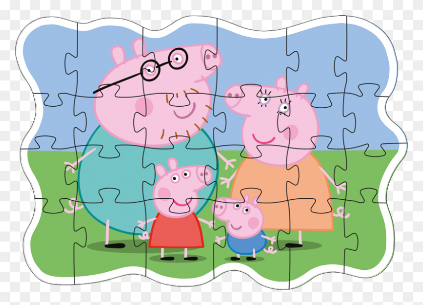 800x561 Peppa Pig, Jigsaw Puzzle, Game, Photography HD PNG Download