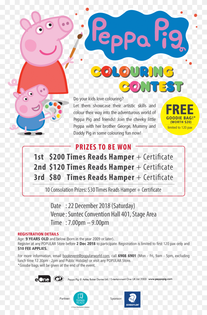 913x1429 Peppa Pig, Flyer, Poster, Paper HD PNG Download
