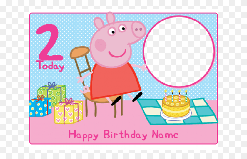 640x480 Peppa Pig Birthday, Meal, Food, Dessert HD PNG Download