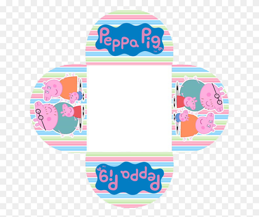 645x645 Peppa Pig Free Party Printables, Rubber Eraser, Text, Label HD PNG Download