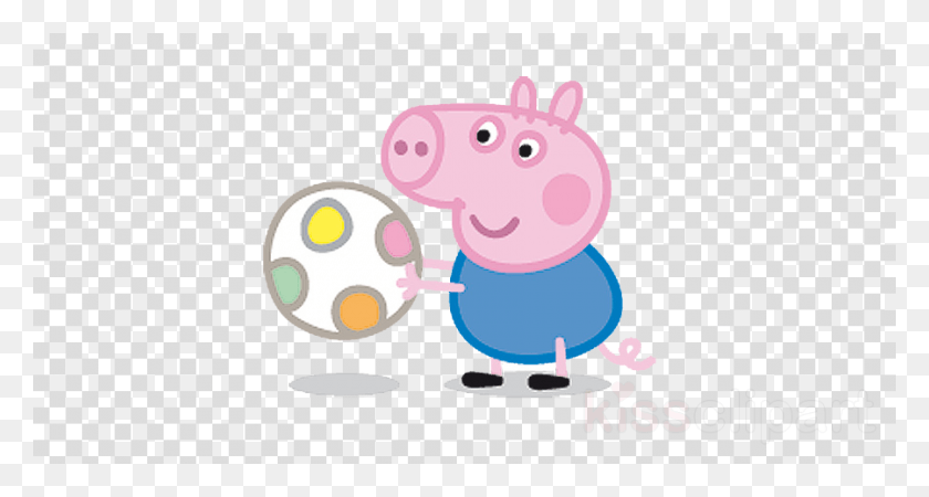 900x450 Peppa Pig George Clipart George Pig Mummy Pig Transparent Curly Hair, Food, Ping Pong, Sport HD PNG Download
