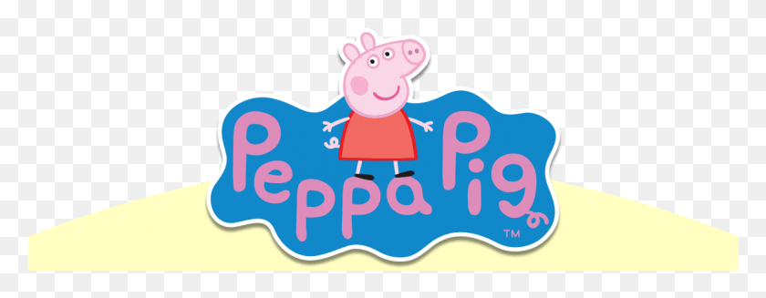 1171x401 Peppa Pig Header Logotip Peppa Pig, Mammal, Animal, Text HD PNG Download