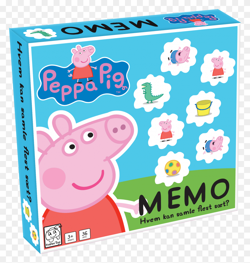 1781x1879 Peppa Pig Memo Large, Label, Text, Jigsaw Puzzle HD PNG Download