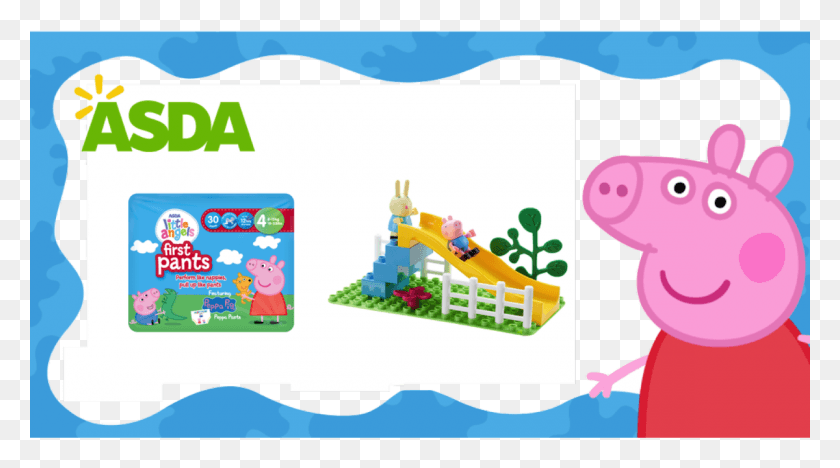 1200x629 Peppa Pig Official Asda Christmas Tree Crumpets, Toy, Graphics HD PNG Download