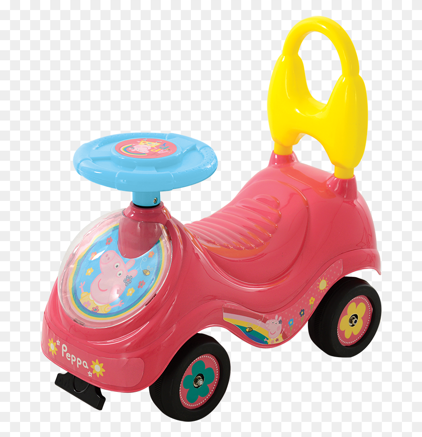 680x810 Peppa Pig Scooter Clipart, Toy, Vehicle, Transportation HD PNG Download
