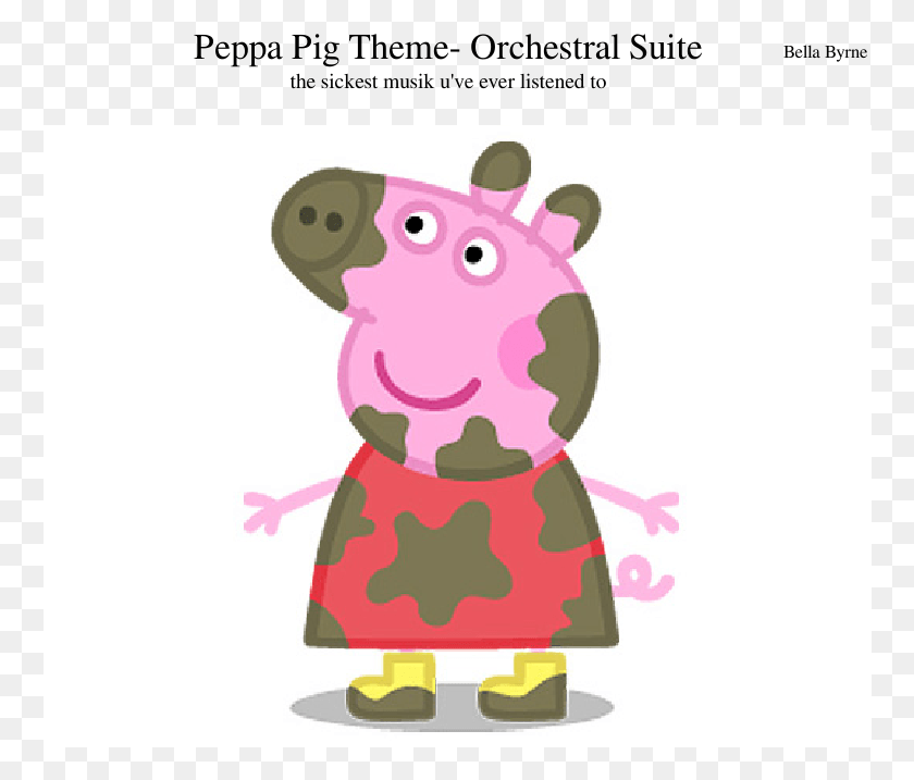 762x657 Descargar Png / Peppa Pig Theme, Suite Orquestal, Peppa Pig, Juguete, Ropa Hd Png