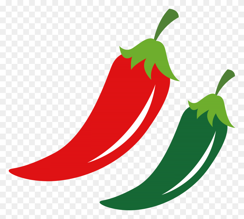 2808x2501 Pepper Clipart Serrano Pepper Chile Vector, Plant, Vegetable, Food HD PNG Download
