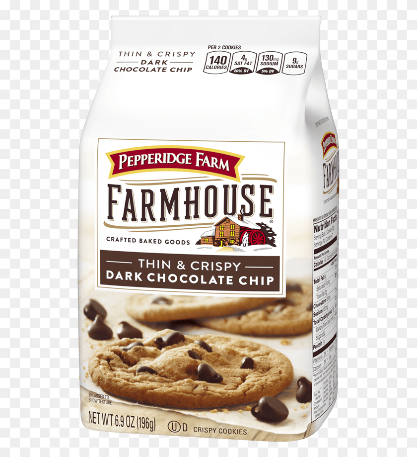529x859 Pepperidge Farm Farmhouse Cookies Pepperidge Farm Chocolate Chip Cookies, Plant, Food, Nut HD PNG Download