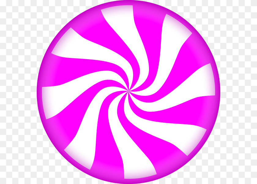 600x600 Peppermint Candy, Food, Sweets, Disk, Spiral Sticker PNG