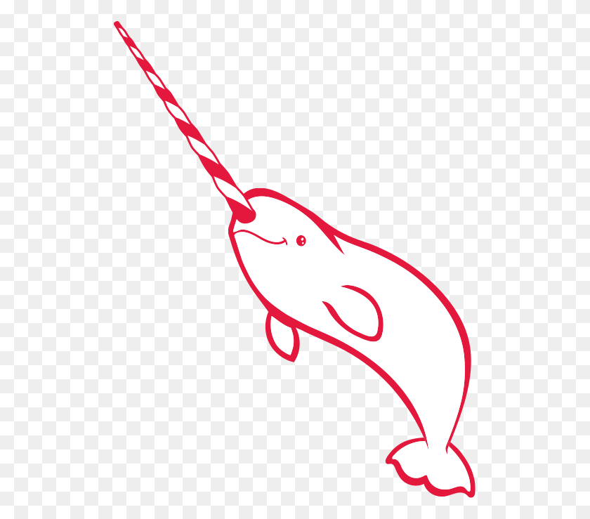 516x679 Peppermint Narwhal Narwhal Logo, Sea Life, Animal, Bird HD PNG Download