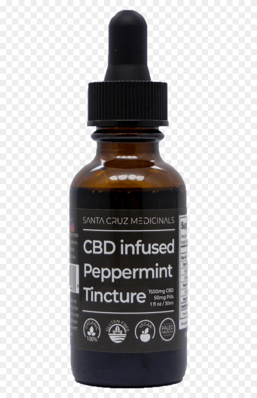391x1237 Peppermint Tincture Cbd Tincture, Bottle, Beer, Alcohol HD PNG Download