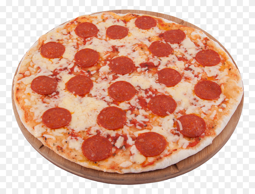 768x579 Pepperoni Pizza Estilo California, La Comida, Plato, Comida Hd Png