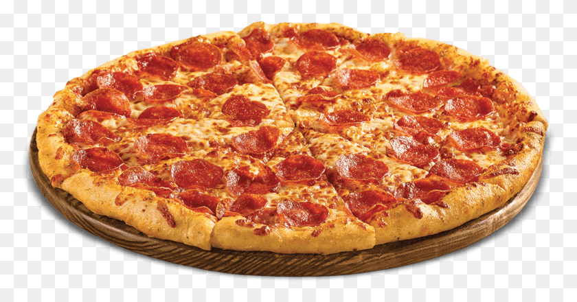 1308x638 Pepperoni Pizza Beef Chicken Pepperoni Pizza, Food, Meal, Dish HD PNG Download