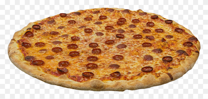865x379 Pepperoni Pizza California Style Pizza, Food, Cake, Dessert HD PNG Download