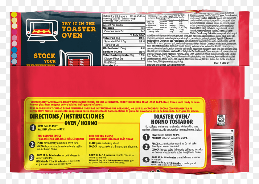 1801x1238 Descargar Png / Pizza De Pepperoni Etiqueta Nutricional, Texto, Publicidad, Cartel Hd Png