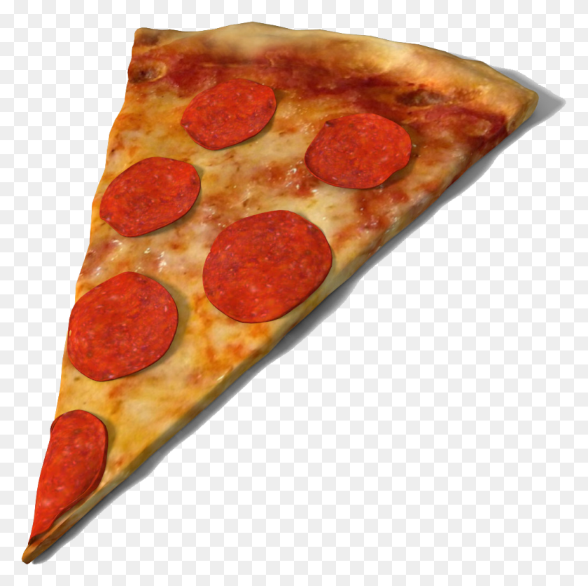 1011x1006 Pepperoni Pizza Slice Pizza Slice Transparent Background, Pizza, Food HD PNG Download