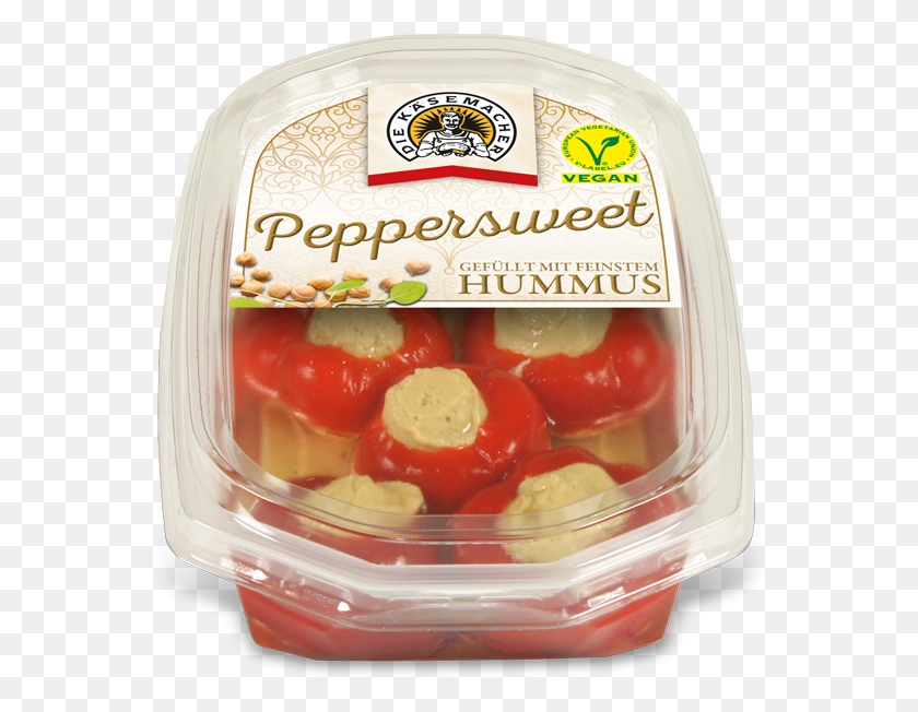 566x592 Peppersweet Filled With Finest Hummus Dessert, Plant, Food, Sweets HD PNG Download