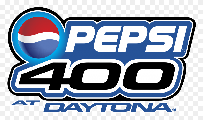 2400x1349 Логотип Pepsi 400 В Daytona Прозрачный Логотип Pepsi 400 В Daytona, Текст, Автомобиль, Транспорт Hd Png Скачать