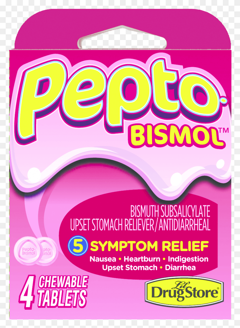 822x1147 Pepto Logo Related Keywords Long Tail Pepto Bismol, Flyer, Poster, Paper HD PNG Download