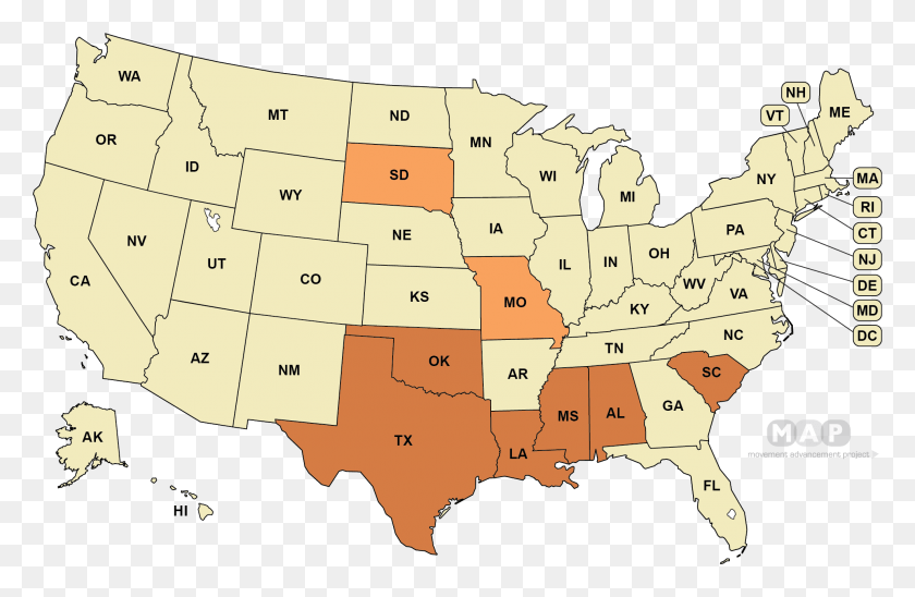 1977x1239 Percent Of Lgbt Population Covered By Laws States Have No Promo Homo Laws, Map, Diagram, Plot HD PNG Download