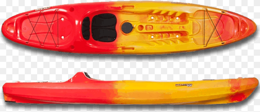 901x388 Perception Tribe Perception Access 115 Kayak Redyellow, Boat, Canoe, Rowboat, Transportation Sticker PNG