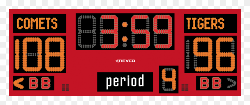 881x331 Perfect For Any Sport With Scoring Nevco Scoreboard Model, Digital Clock, Clock, Word HD PNG Download