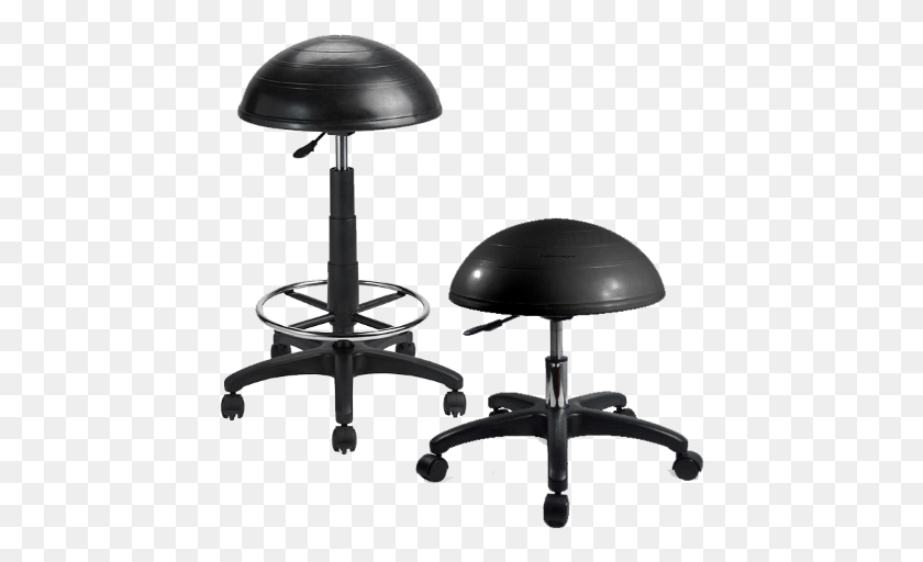 442x452 Perfect Yoga Ball Desk Chair Elegant Active Seating Evolution Chair, Furniture, Lamp, Bar Stool HD PNG Download