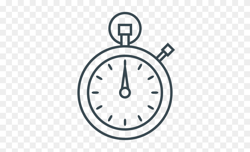 512x512 Performance Speed Stopwatch Time Time Management Timer Icon Transparent PNG