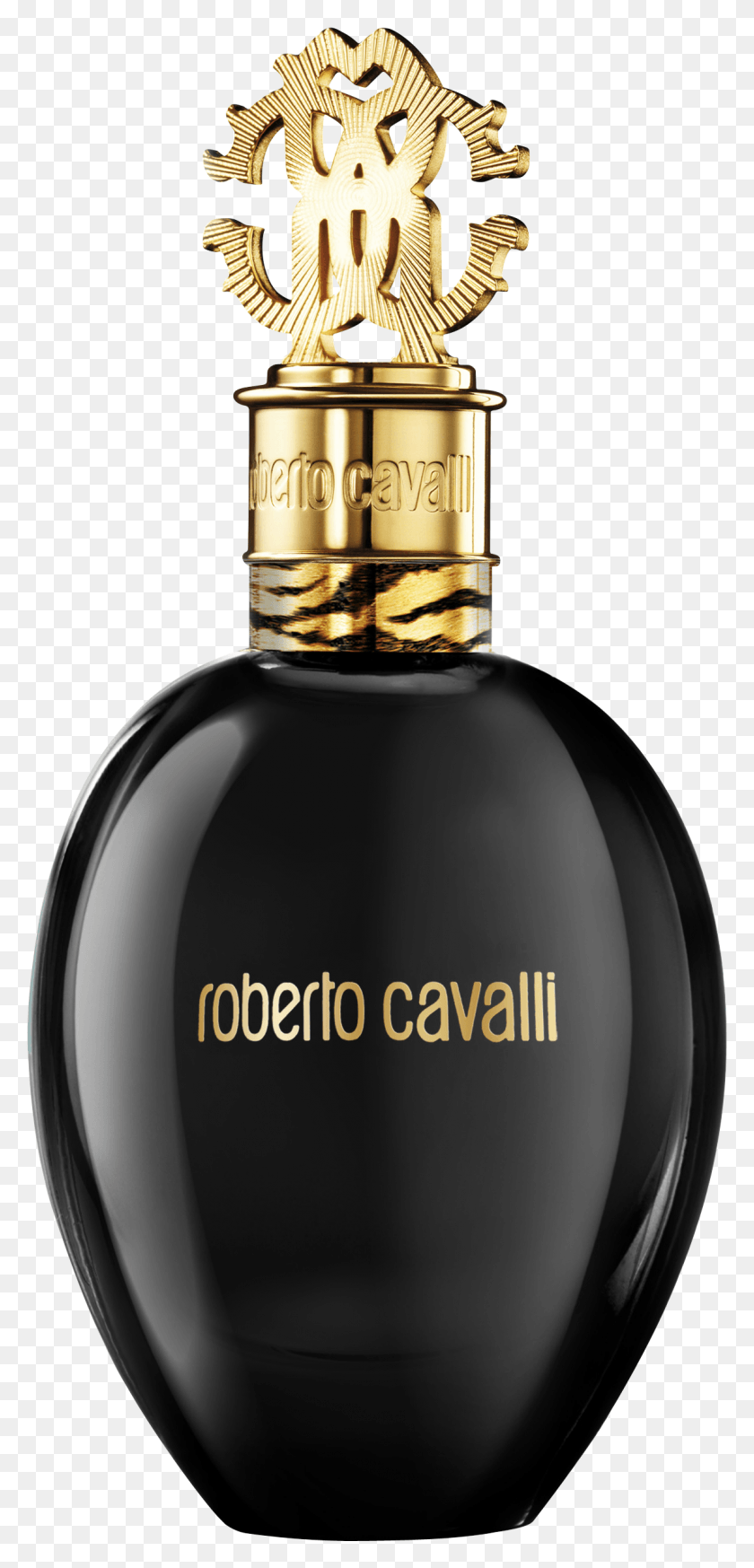 1153x2495 Descargar Png Perfume Imagen Roberto Cavalli Negro Perfume, Botella, Cosméticos, Ratón Hd Png