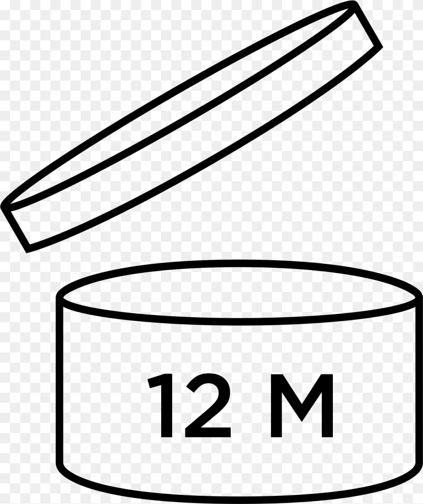 Period After Opening, Gray Sticker PNG