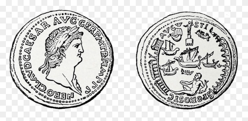 993x449 Periplus 220 Nero В Виде Круга, Монета, Деньги, Десятицентовик Hd Png Скачать