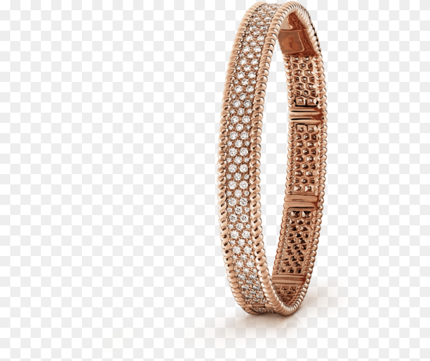 598x705 Perle Bracelet With Diamonds Medium Model Gold Vcarn9wf00 Van Cleef Diamond Bracelet, Accessories, Jewelry, Ornament, Gemstone Clipart PNG