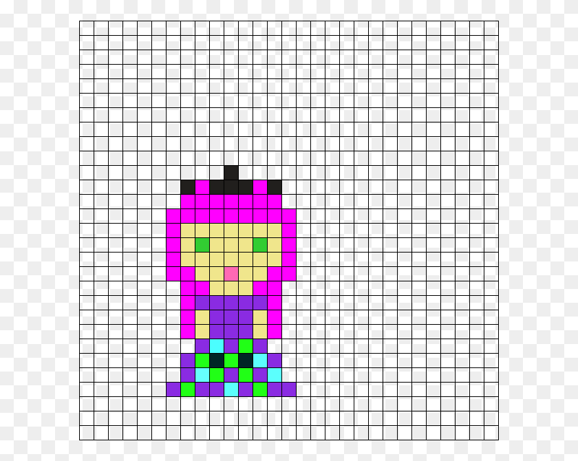 610x610 Descargar Png Perler Beads Mal Of Descendants 2 Mario Christmas Pixel Art, Pac Man Hd Png