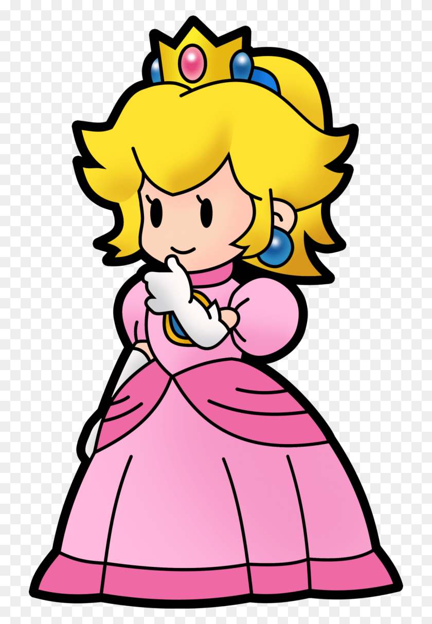 728x1154 Permalink To Princess Peach Paper Princess Peach Paper Mario, Person, Human, Dress HD PNG Download