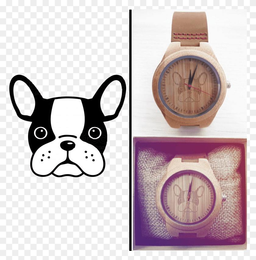 2458x2501 Perro Reloj Personalizacion Woodenson French Bulldog Icon, Wristwatch, Sunglasses, Accessories HD PNG Download