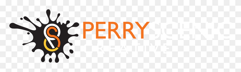 1811x448 Perry Scenic Black Splat Logo White Writing Keep Calm And Carry, Text, Number, Symbol HD PNG Download