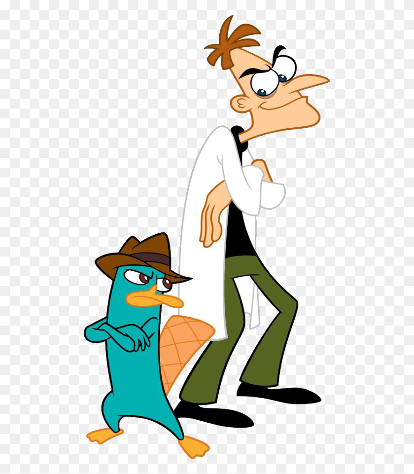 500x901 Perry The Platypus Phineas And Ferb Disney Characters Agent P And Dr Doofenshmirtz, Clothing, Apparel, Hat HD PNG Download