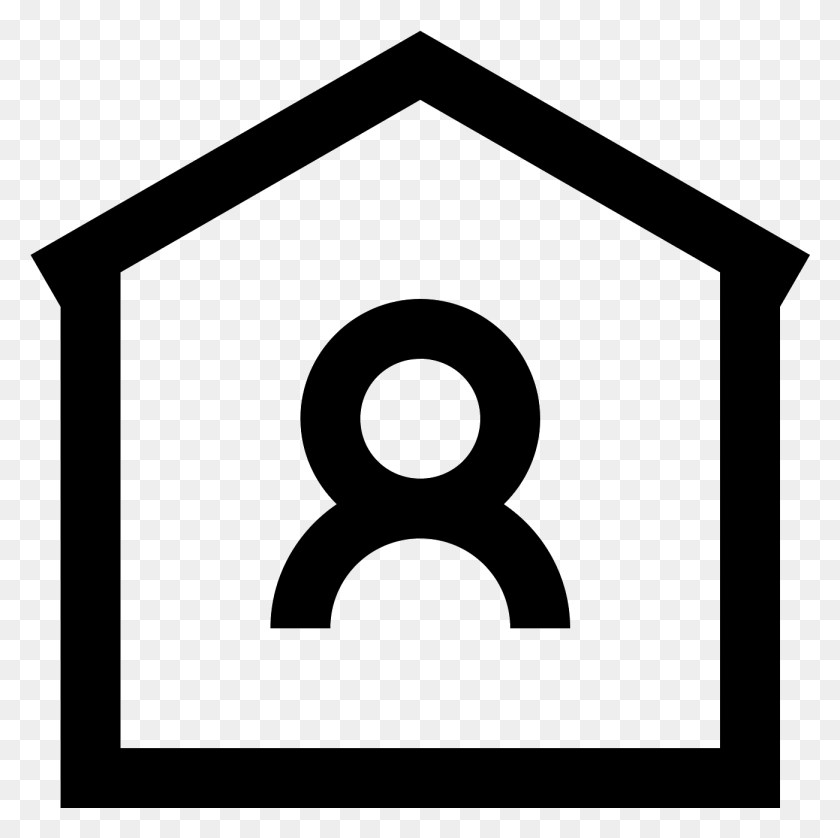 1301x1299 Person At Home Icon Free And Vector Icon, Gray, World Of Warcraft HD PNG Download