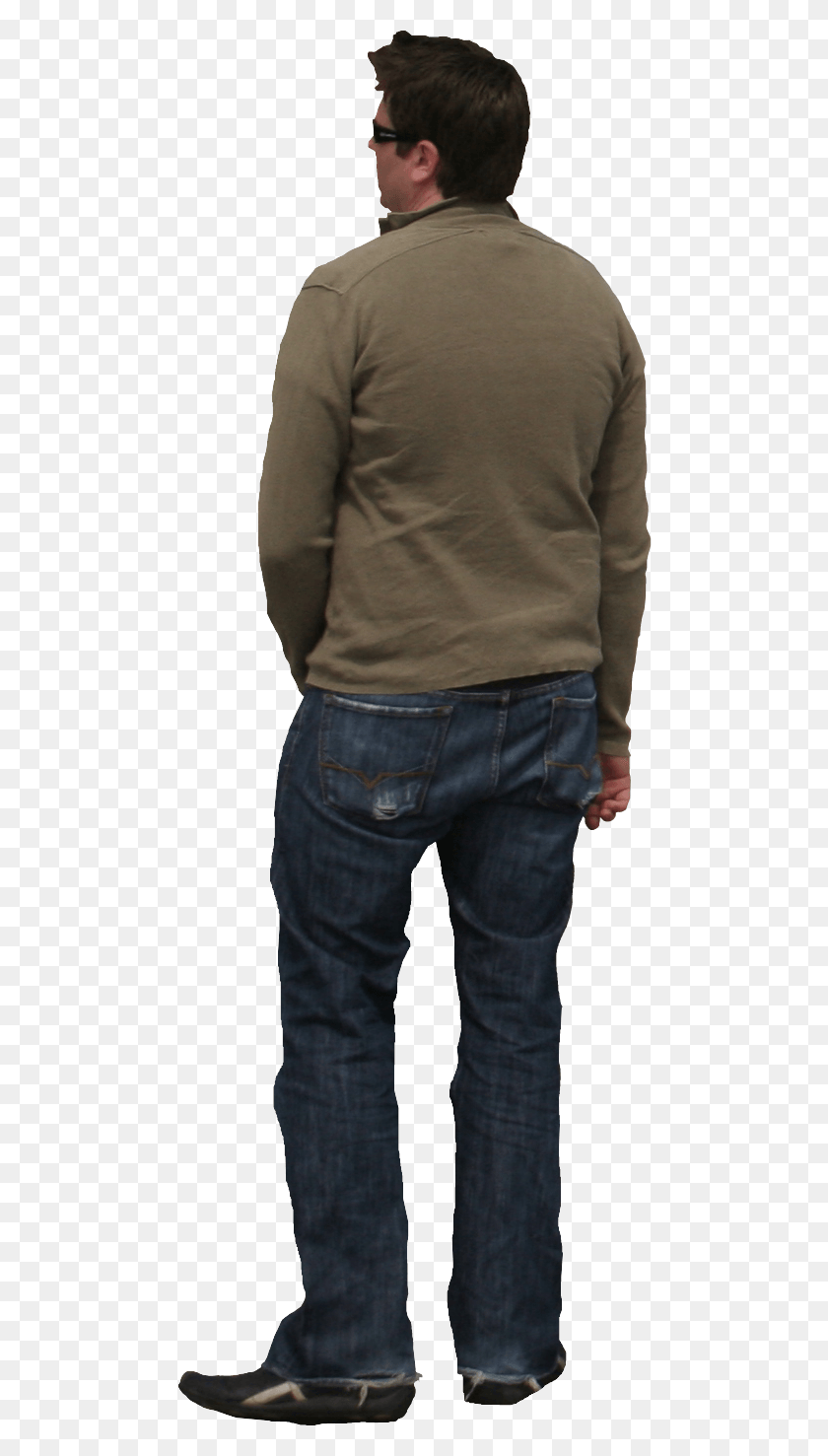 482x1417 Person Back View, Pants, Clothing, Apparel HD PNG Download