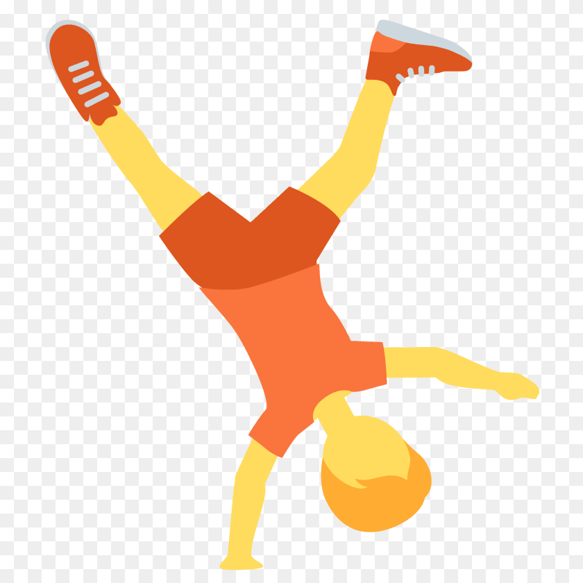 1920x1920 Person Cartwheeling Emoji Ball, Handball, Sport, Kicking Clipart PNG
