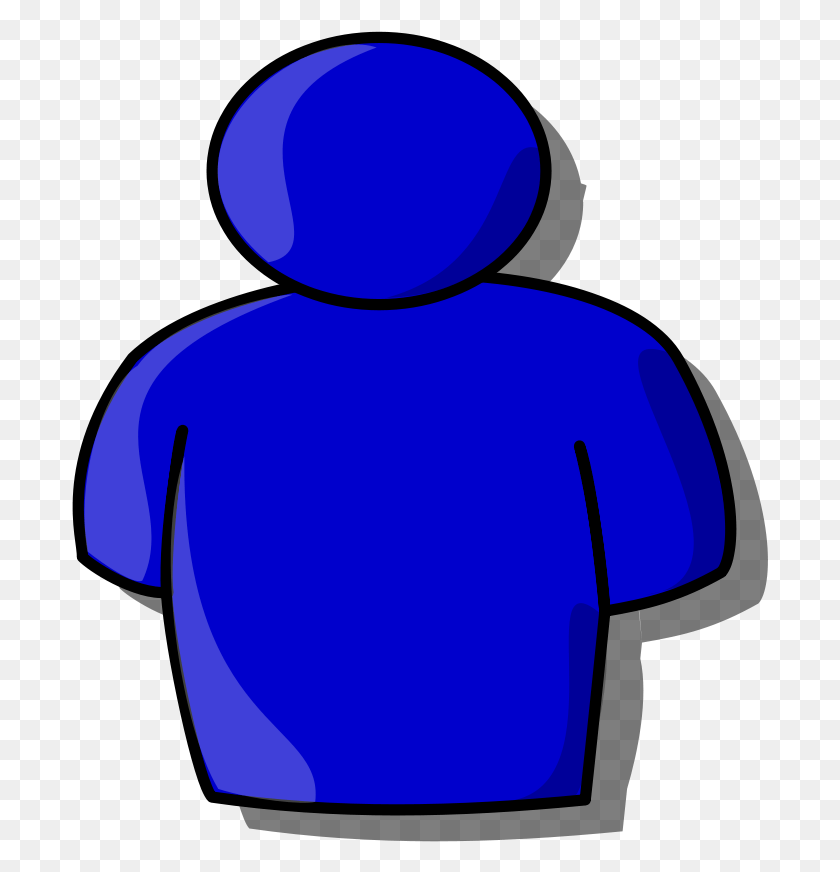 697x812 Person Clip Art Outline Person Clip Art HD PNG Download