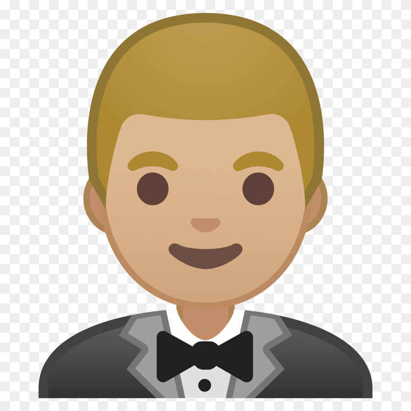 1920x1920 Person In Tuxedo Emoji Clipart, Accessories, Portrait, Photography, Head Sticker PNG