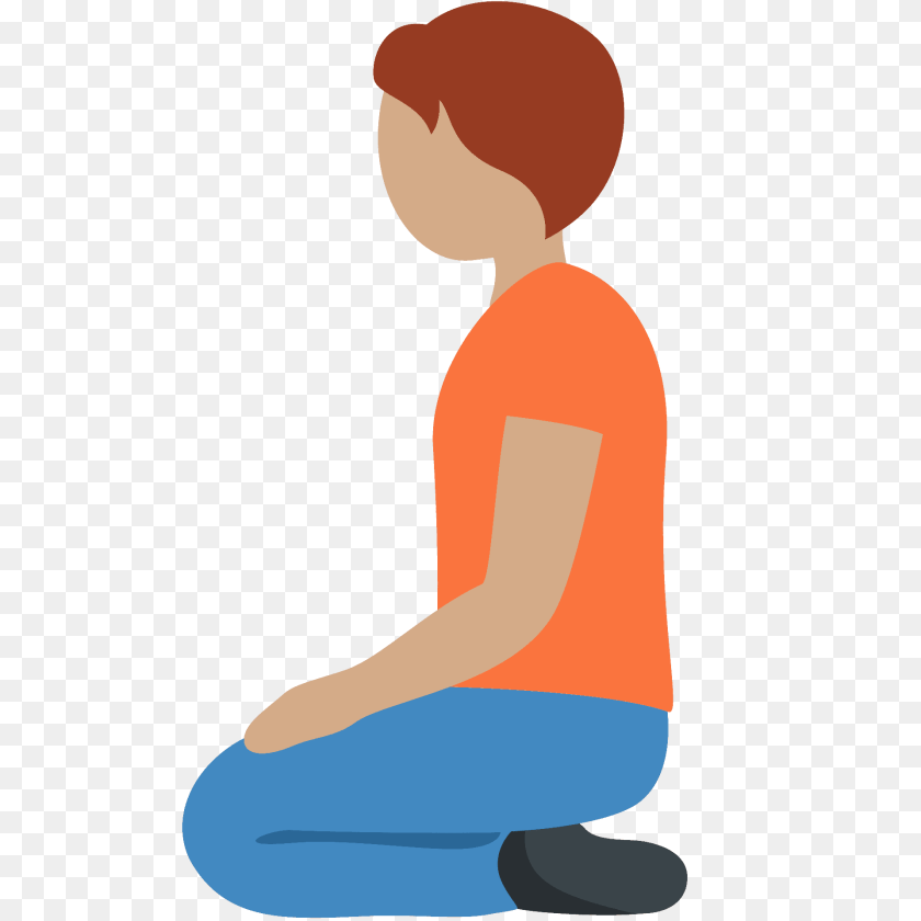 1920x1920 Person Kneeling Emoji Clipart, Sitting, Clothing, Footwear, Shoe PNG