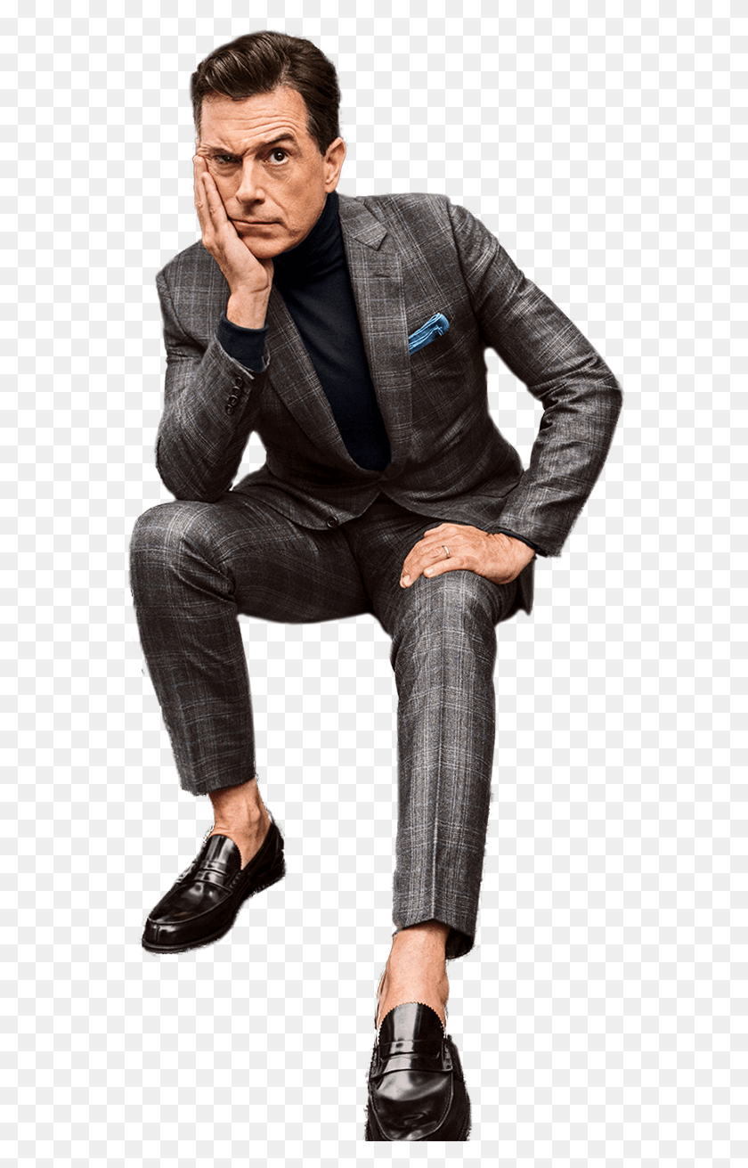 568x1251 Person Looking Sitting, Clothing, Apparel, Suit HD PNG Download