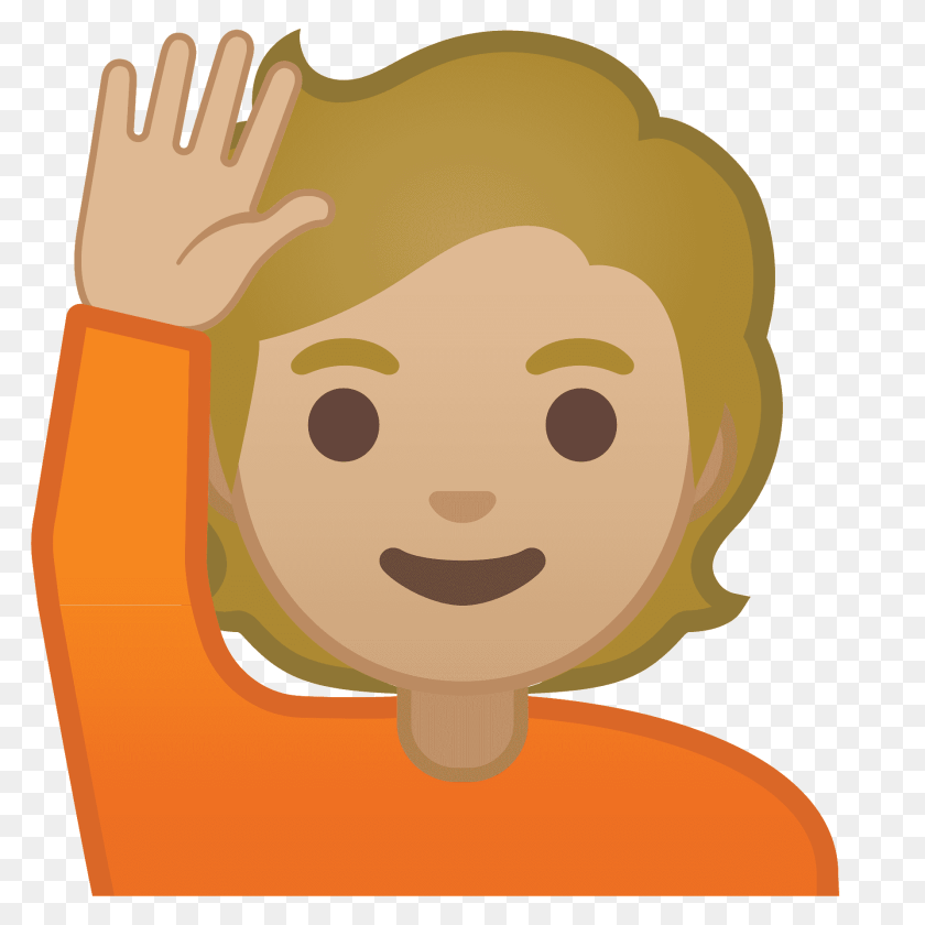 1920x1920 Person Raising Hand Emoji Face, Head, Photography, Portrait Clipart PNG