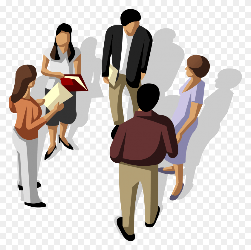1959x1951 Person Talking Business People Talking Vector, Human, People, Family HD PNG Download