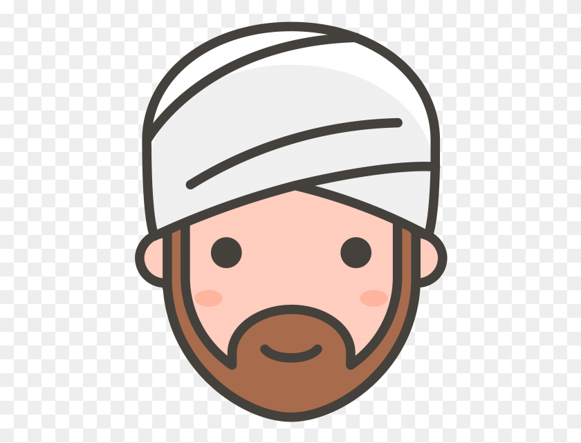 454x581 Person Wearing Turban Emoji Sorban Vector, Label, Text, Seed HD PNG Download
