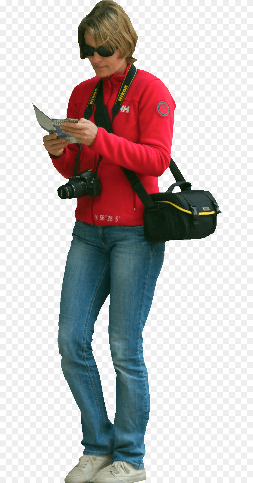 631x1601 Person With Camera, Pants, Photography, Clothing, Jeans Transparent PNG